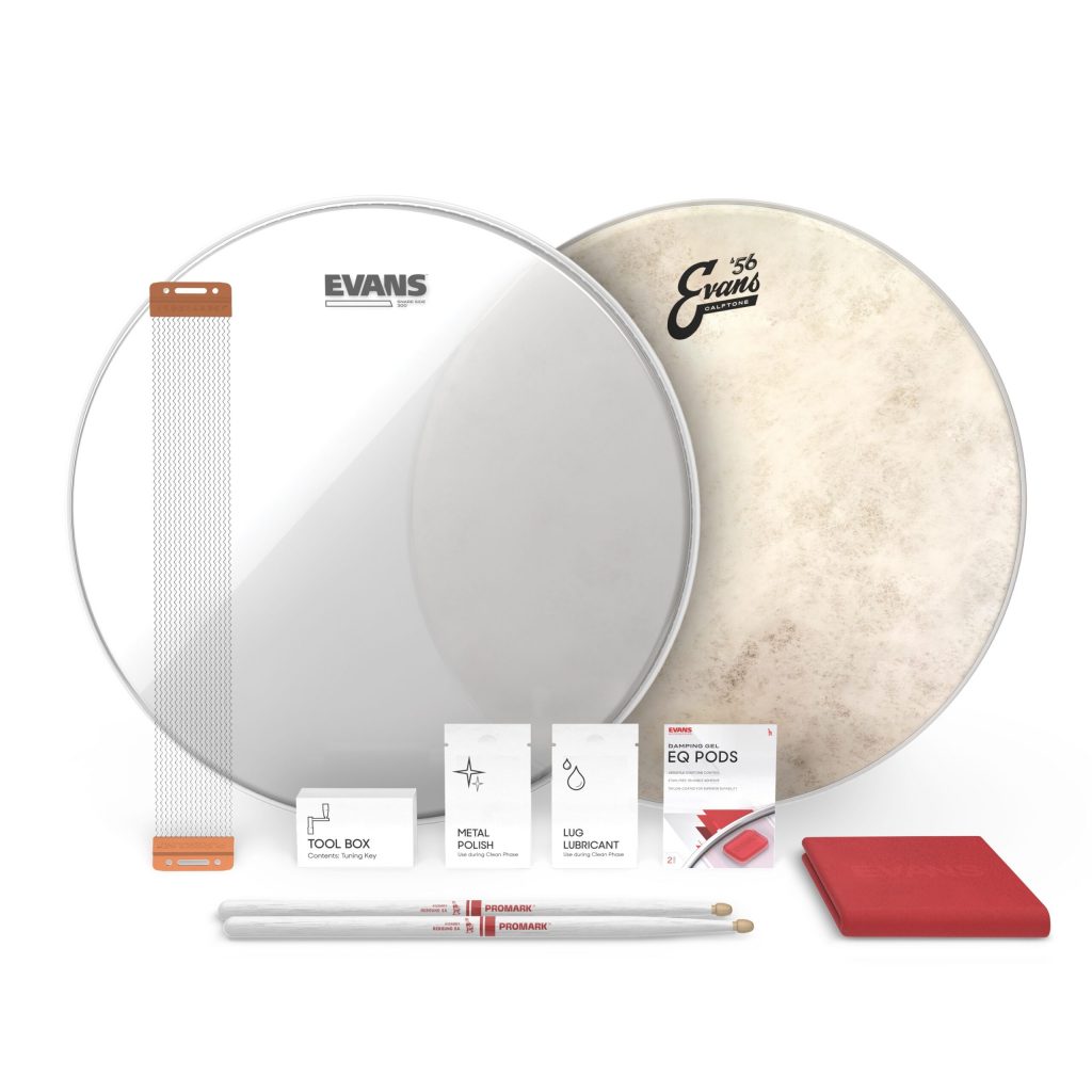 Evans Drum Heads Calftone 14in. Snare Tuneup Kit ESTUK14C71 Dales