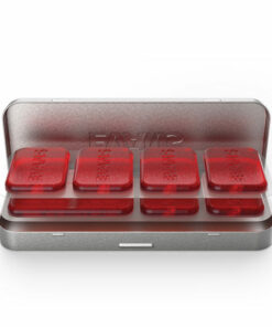 Evans EQ Pods 7pc Drum Dampeners With Metal Case EQPODS