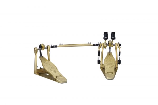 TAMA Ltd. Satin Gold Iron Cobra Double Bass Drum Pedal HP600DTWG Duo Glide