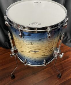 Tama Star Walnut 14×14 Floor Tom Indigo Japanese Sen Burst TWF1414AIJB