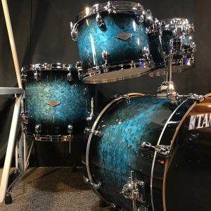 Tama drums sets Starclassic Performer MBS42S MSL Molten Steel Blue Burst 4pc Maple and Birch kit