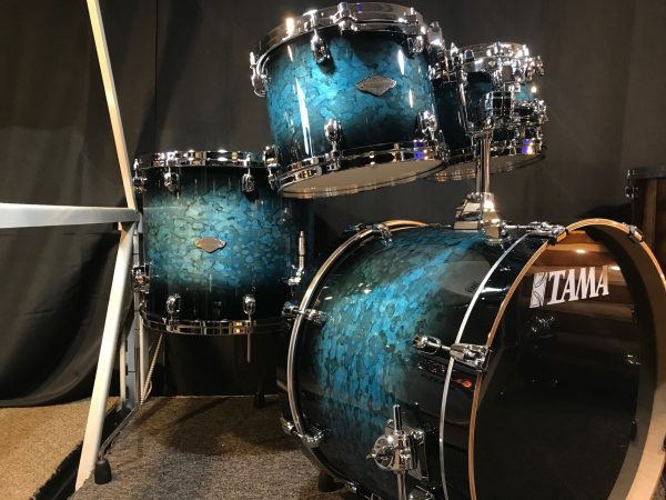 Tama drums sets Starclassic Performer MBS42S MSL Molten Steel Blue Burst 4pc Maple and Birch kit