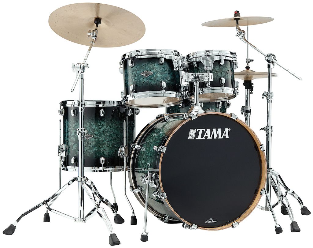 Tama drums Starclassic Performer Molten Steel Blue Burst 4pc Maple