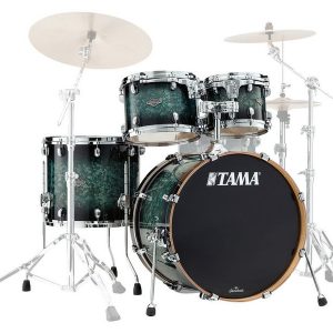 Tama drums sets Starclassic Performer MBS42S MSL Molten Steel Blue Burst 4pc Maple / Birch kit