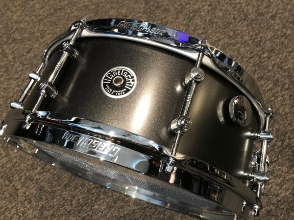 Gretsch Brooklyn Standard 5.5x14 Tube Lug Snare Drum Satin Black Metallic