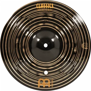Meinl Classic Custom Dark 12 in Trash Stack Cymbals CC12DASTK top view