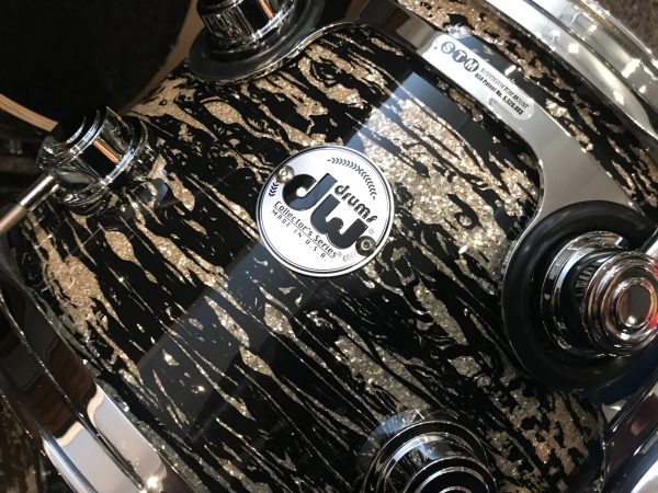 DW drums sets Collector's Series Drum Workshop Pure Maple 333 Black Oyster Glass 3pc kit