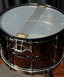 Ludwig Universal Brass 8×14 Snare Drum LU0814 With Black Nickel Hardware
