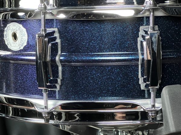 Ludwig USA Limited Supraphonic Deep Blue Chameleon 5×14 Snare Drum