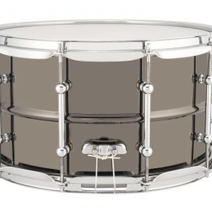Ludwig Universal Brass 8×14 Snare Drum LU0814C With Chrome Hardware Snare Butt
