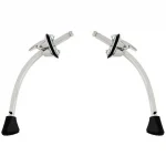 Ludwig Drums Parts LC1308SP Large Curved Spur Pair With Brackets