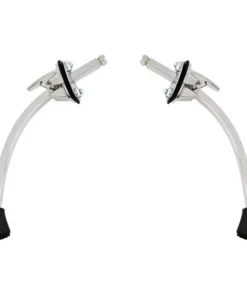 Ludwig Drums Parts LC1308SP Large Curved Spur Pair With Brackets