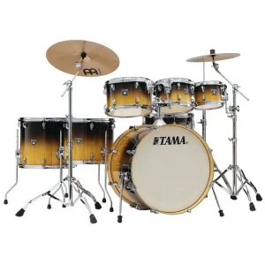 TAMA Superstar Classic Maple Exotic Gloss Lacebark Pine Fade CL72S 7pc Kit
