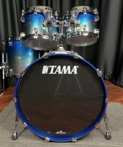 TAMA Drums Starclassic Walnut Birch Molten Blue Ice Fade 4pc Kit WBS42S MBI