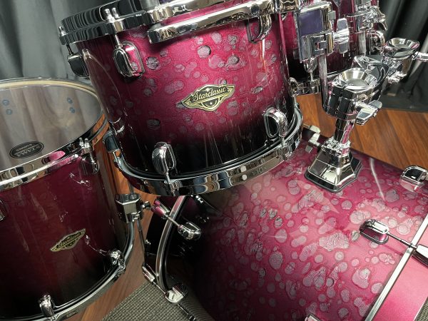 TAMA Drums Starclassic Walnut Birch Molten Dark Raspberry Fade 4pc Kit WBS42S MDR