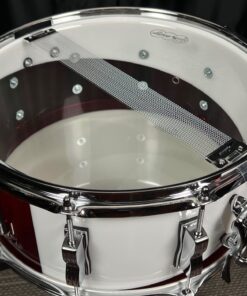 Ludwig Drums USA Vistalite 50th Anniversary Red/White Pattern E 6.5×14 Snare