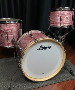 Ludwig Drums Sets Classic Maple Vintage Pink Oyster Fab 13, 16, 22 Kit