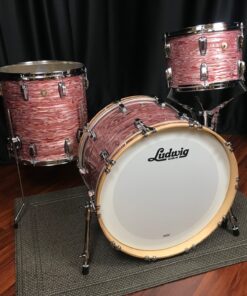Ludwig Drums Sets Classic Maple Vintage Pink Oyster Fab 13, 16, 22 Kit