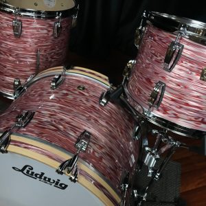 Ludwig Drums Sets Classic Maple Vintage Pink Oyster Fab 13, 16, 22 Kit