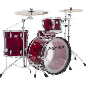 Ludwig Drums Limited Red Vistalite Fab