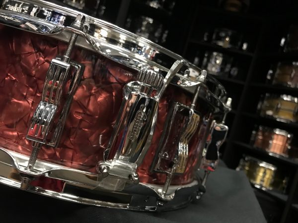 Ludwig Drums Classic Maple USA 5×14 Ltd. Burgundy Pearl Snare Drum