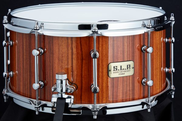 Tama S.L.P. Limited Edition G-Maple 7×14 Snare Drum Gloss Natural Zebrawood