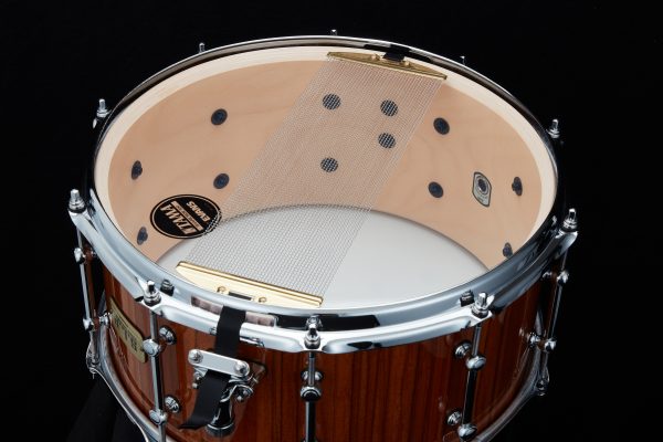 Tama S.L.P. Limited Edition G-Maple 7×14 Snare Drum Gloss Natural Zebrawood