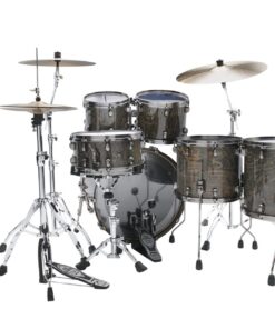 Tama Limited Walnut/Birch 5pc Gloss Charcoal Tamo Ash With Smoked Black Nickel Hardware