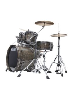 Tama Limited Walnut/Birch 5pc Gloss Charcoal Tamo Ash With Smoked Black Nickel Hardware