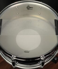 Gretsch Drums USA 5x14 Chrome Over Brass Snare Drum G4160 15 Gretsch Drums USA 5×14 Chrome Over Brass Snare Drum G4160