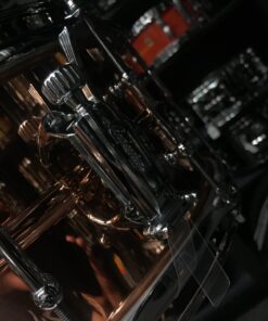 Ludwig USA Drums LC662T Polished Copper Phonic 6.5×14 Snare Drum w/ Tube Lugs