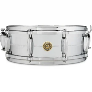 Gretsch Drums USA 5×14 Chrome Over Brass Snare Drum G4160