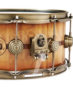DW Drums 50th Anniversary Ltd. 6.5 x 14 Snare Persimmon and Spruce Burnt Toast Burst Lacquer Pre-Order