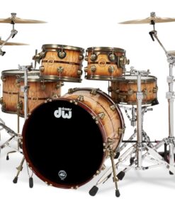 DW Drums 50th Anniversary Ltd. 6 Piece Kit Persimmon and Spruce Burnt Toast Burst Lacquer Pre-Order
