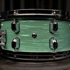 Tama drums Starclassic Walnut and Birch 6×13 snare drum Surf Green Silk