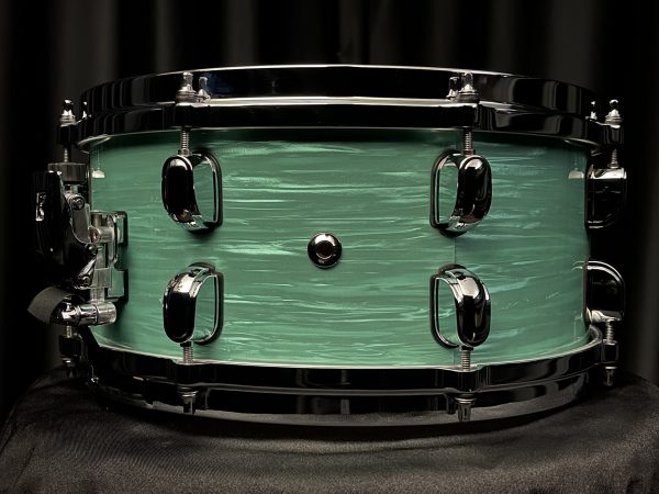 Tama drums Starclassic Walnut and Birch 6×13 snare drum Surf Green Silk