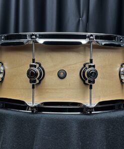 Drum Workshop DW Design Series 6x14 Maple Snare Drum Natural Satin 12 Drum Workshop DW Design Series 6×14 Maple Snare Drum Natural Satin