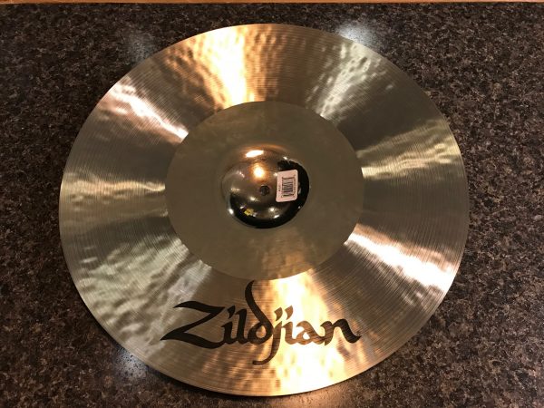 Zildjian Cymbals Used K Custom Hybrid 17 in. Crash Cymbal bottom view