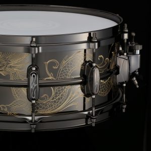 Tama Limited Kenny Aronoff 40th Anniversary 6×14 Engraved Brass Snare Drum Pre-Order