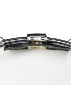 Snareweight USA M1b Black Drum Dampener Leather Tone Control 9 Snareweight USA M1b Black Drum Dampener Leather Tone Control Open Top View