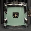 Tama Superstar Classic Maple 8 diameter Light Emerald Blue Green lacquer CLT8ALEG mounted tom with suspension mount