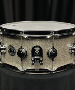 DW 6×14 Drum Workshop Collector’s Pure Maple SSC Broken Glass Snare Drum Used