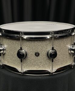 DW 6×14 Drum Workshop Collector’s Pure Maple SSC Broken Glass Snare Drum Used