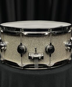 DW 6×14 Drum Workshop Collector’s Pure Maple SSC Broken Glass Snare Drum Used