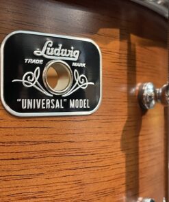 Ludwig Drums Universal Snare Drum 6.5×14 Mahogany with Re-Rings