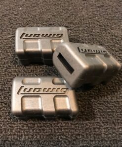 Ludwig One Position Classic Rubber Tip Foot 3-Pack PLH1113 for Atlas Flat Base