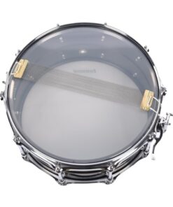 Ludwig LU6514C 6.5x14 Universal Brass Snare Drum Snare Side