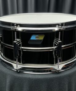 Ludwig Black Beauty 8 lug 6.5x14 brass snare drum
