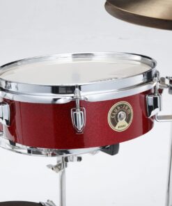 Tama Club Jam Pancake Kit 4pc Burnt Red Mist bass tom mount detail