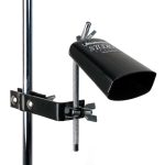 Rhythm Tech 5 inch black studio cowbell with DSM2 percussion mount